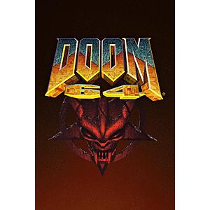 DOOM Games (PCDD): Doom Eternal , DOOM (2016) or DOOM 3  each, DOOM 64 alt=