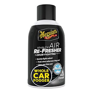 2-Oz Meguiar's Whole Car Air Refresher (Black Chrome Scent) .65 w/ Subscribe & Save