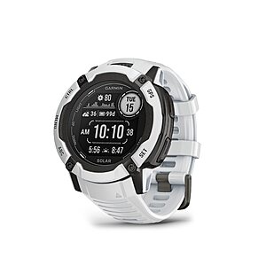 Garmin Instinct 2X Solar 50mm Rugged GPS Smartwatch w/ Solar Charging (Whitestone) 0 + Free Shipping