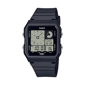 34mm Casio Pop LED Backlit Digital Watch w/ Renewable Bio-Based Band (Black) $17.60