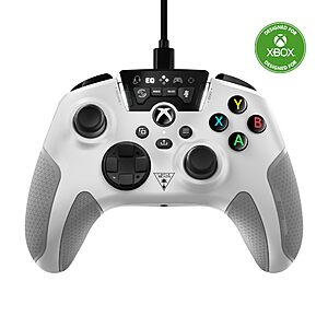 Turtle Beach Recon Controller Wired Controller for Xbox One / Series X|S & Windows w/ Remappable Buttons (White) $23.99 + Free Shipping w/ Prime or on $35+