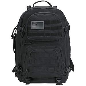 [Prime] Rockland Military Tactical Laptop Backpack (Black) $30.59 + Free Shipping