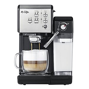 Mr. Coffee Programmable Espresso & Cappuccino Machine with Automatic Milk Frother & 19-Bar Pump (Stainless Steel) $109.99 + Free Shipping