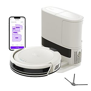 Shark Navigator Robot Vacuum with Bagless 30-Day Capacity Self-Empty Base (White) $249.99 + Free Shipping