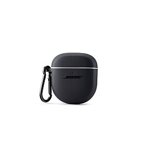 Bose Case Cover for QuietComfort Earbuds II w/ Aluminum Carabiner (Black) $11.10 + Free Shipping w/ Prime or on $35+