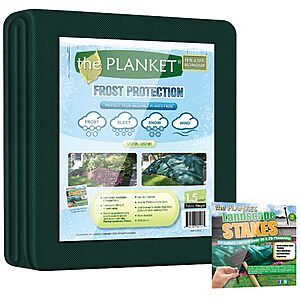 10x20' Planket Plant Frost Protection Cover Kit w/ 14 Landscape Stakes $13.10 + Free Shipping w/ Prime or on $35+