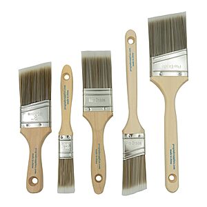 5-Piece Pro Grade Paint Brush Set 