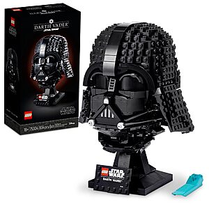 834-Piece LEGO Star Wars Darth Vader Helmet Building Kit .80 + Free Shipping