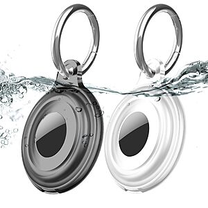 MOZOTER IPX8 Waterproof AirTag Keychain Holders: 4-Pack , 2-Pack 