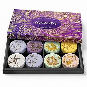 8-Count SWCANDY Aromatherapy Shower Steamers (Relaxation Stress Relief) 