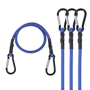 4-Pack 24" WORKPRO Bungee Cords with Hooks $7.59 + Free Shipping w/ Prime or on $35+