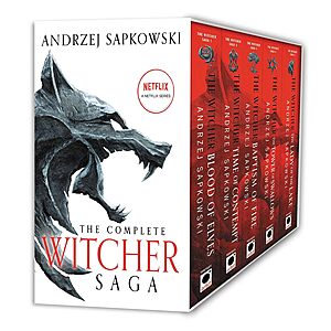 Andrzej Sapkowski: 5-Book The Witcher Boxed Set (Paperback) $33.80