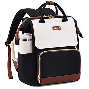 15.6" LOVEVOOK Laptop Backpack (Black/White/Brown) $24.68 + Free Shipping w/ Prime or on $35+