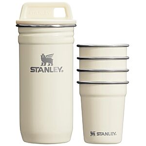 Stanley Adventure 4-Piece Stainless Steel Shot Glass Set with Carry Case (Cream Gloss) $19.50 + Free Shipping w/ Prime or on $35
