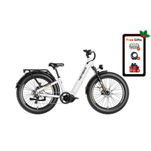 Heybike ALPHA All-Terrain Ebike w/ Christmas Gift Box, Steel Cable Lock & Large Basket $1199 + Free Shipping