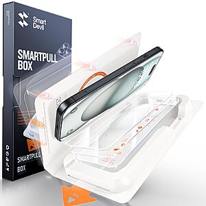 3-Pk SMARTDEVIL Tempered Glass Screen Protectors for iPhone 15/16 Series $4.85 + Free Shipping w/ Prime or on $35+