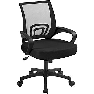 Yaheetech Mid-Back Mesh Ergonomic Office Chair $37.79 + Free Shipping
