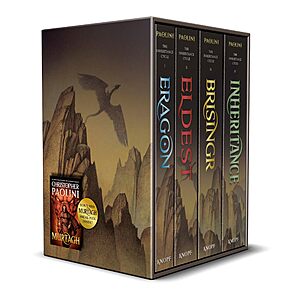 The Inheritance Cycle 4-Book Trade Paperback Boxed Set (Eragon, Eldest, Brisingr, Inheritance) $38.56 + Free Shipping