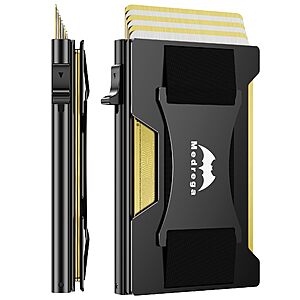 Prime: Men's Slim Minimalist RFID Metal Pop Up Wallet (various) $6 + Free S&H