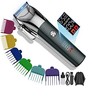[Prime] COMZIO Cordless Professional Hair Clippers w/ 6 Guards & USB-C Charging $14.21 + Free Shipping