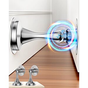 2-Pk Heleman Magnetic Door Stopper/Catch
