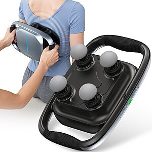 [Prime] 4-Head RENPHO Deep Tissue Percussion Massager $29.87 + Free Shipping