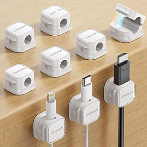 9-Pk JOYROOM Adhesive Magnetic Cable Organizer Clips