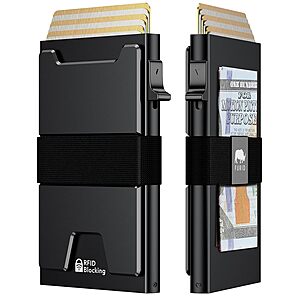 furid Men's RFID Blocking Metal Wallet (2 Colors)