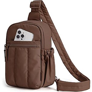 4.5L BAGSMART Quilted Puffer Crossbody Sling Bag