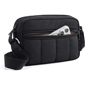 LIGHT FLIGHT Mini Puffer Crossbody Hobo Bag (various) from