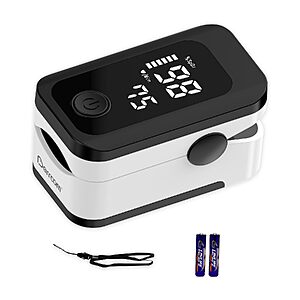Berrcom Fingertip Pulse Oximeter SpO2 & Blood Oxygen Saturation Monitor