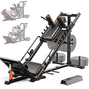 Prime: FEIERDUN 2-in-1 45 Degree Leg Press & Hack Squat Machine (Machine Only) $487.20 + Free S&H