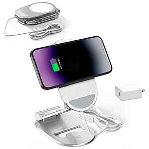 Minthouz Foldable Magnetic Wireless Charger w/ 20W Adapter