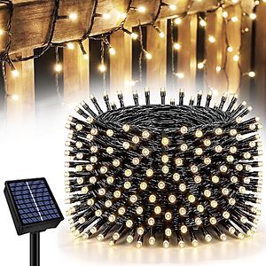 33' YaaFen 100-LED Solar String Fairy Lights (3 Colors) from