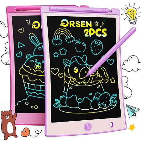 2-Pack ORSEN 8.5" LCD Erasable Doodle Board Tablet (Various) $4.99 + Free Shipping w/ Prime or on $35+