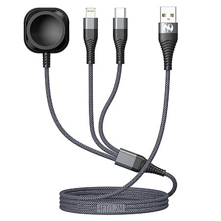 4' or 6' Xnewcable 3-in-1 Magnetic USB-A to C Charging Cable (Black Grey) $4.49 + Free Shipping w/ Prime or on $35+