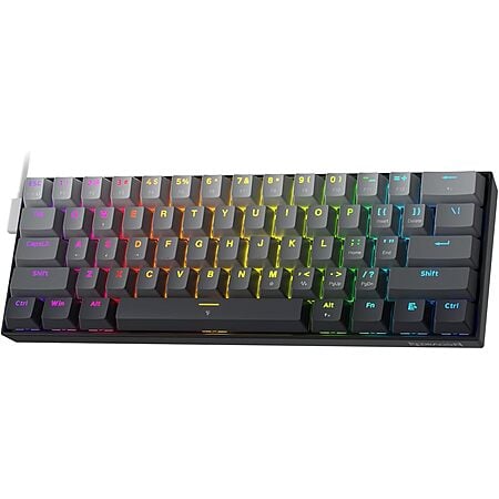 61-Key Redragon K617 Rapid Trigger Gaming Keyboard (Misty Grey) $27.99 + Free Shipping w/ Prime or on $35+