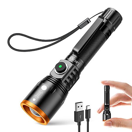 50% Off LETMY Rechargeable Mini Flashlight!