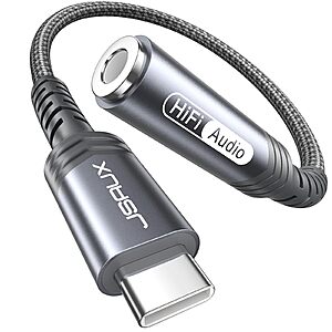 USB Type-C to 3.5mm Female Headphone Jack Adapter $  4.49 + FS w/ Prime