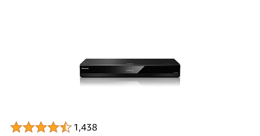 Panasonic Streaming 4K Blu Ray Player with Dolby Vision and HDR10+ Ultra HD Premium Video Playback, Hi-Res Audio, Voice Assist - DP-UB820-K (Black) - $422.99