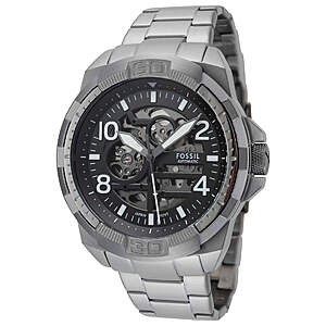 FOSSIL Bronson Men's 48mm Automatic Watch w/ Black Dial $81 + $6 S&H