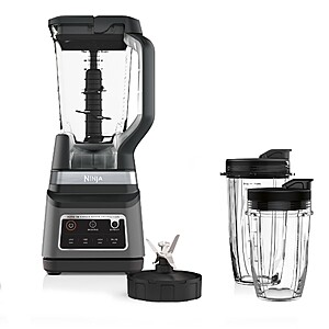 Ninja Professional Plus Blender DUO with Auto-iQ BN753TGT: 1200W Smoothie Blender, 72oz Pitcher, Ice Crushing, Silver $99.99