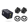 Baseus 100W 3-Port GaN Charger + 2x 45W USB-C Chargers + 2x USB-C Cable $38.49 + Free Shipping