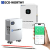 ECO-WORTHY 48V 280Ah LiFePO4 Batteries + 10kw Solar Hybrid Inverter $3249.99 + Free Shipping