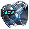 2-Pack 6.6' LISEN up to 240W USB-C to USB-C Charging Cables $5.62 + Free Shipping w/Prime or $35+