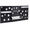 Costway 3 Panel Wall-Mounted Pegboard with Kit $41 + Free Shipping