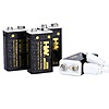 4 Pack HW USB C Rechargeable 9V Lithium Batteries 400mAh $9.74 + Free Shipping w/Prime or $35+