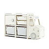 Costway Toddler Truck Storage Organizer with Plastic Bins $110 + Free Shipping