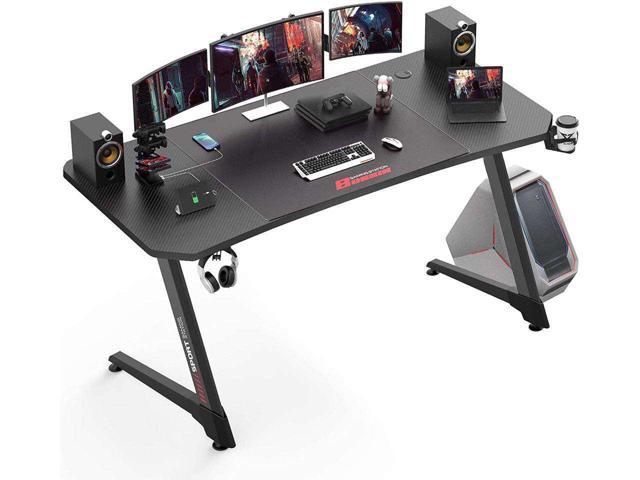 63" VITESSE Gaming Desk w/ Cup Holder and Headphone Hook $120 + $5 Newegg GC + Free Shipping