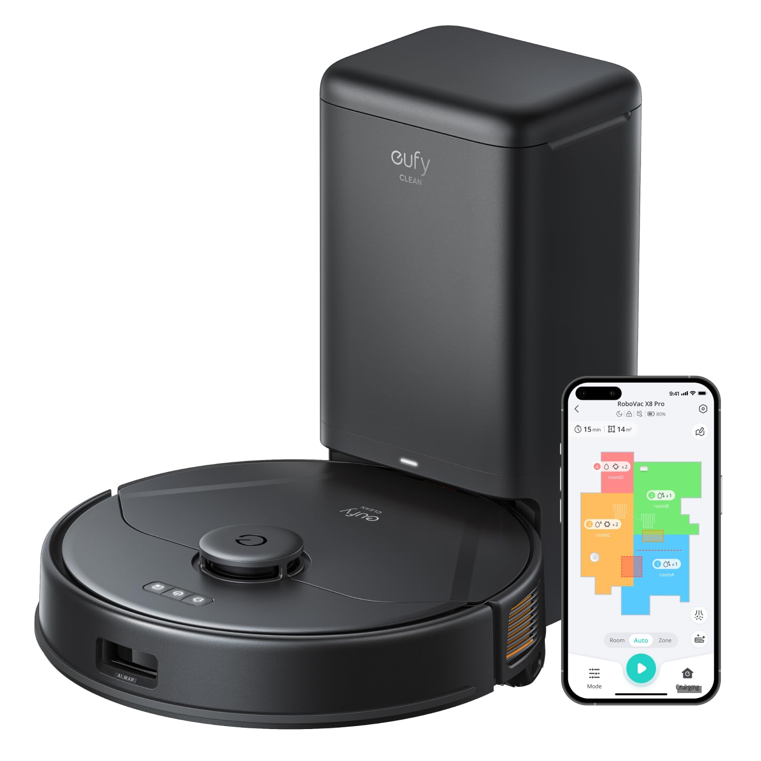 Prime Members: eufy Clean X8 Pro Robot Vacuum Self-Empty Station $450 + Free Shipping